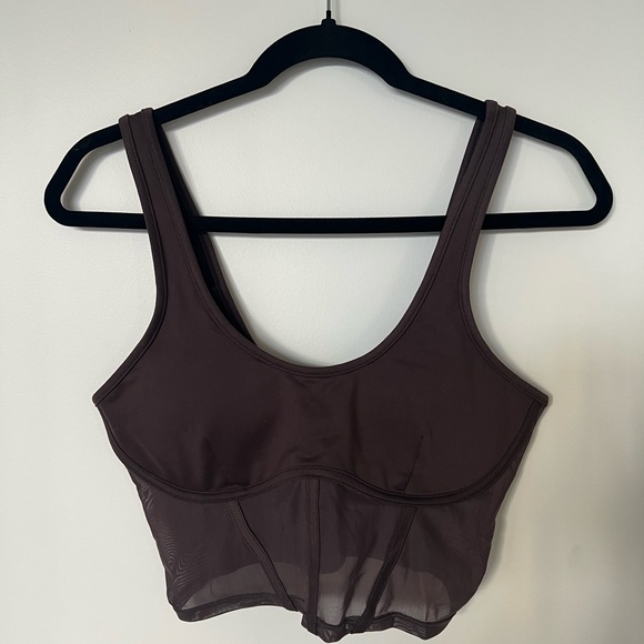 ALO Yoga Other - ALO Yoga Brown Scoop Neck Bra